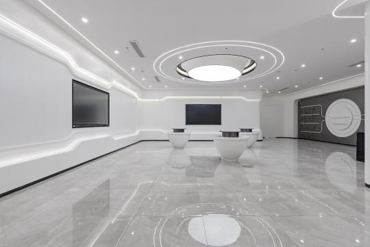 辦公室展廳裝修設計實景圖